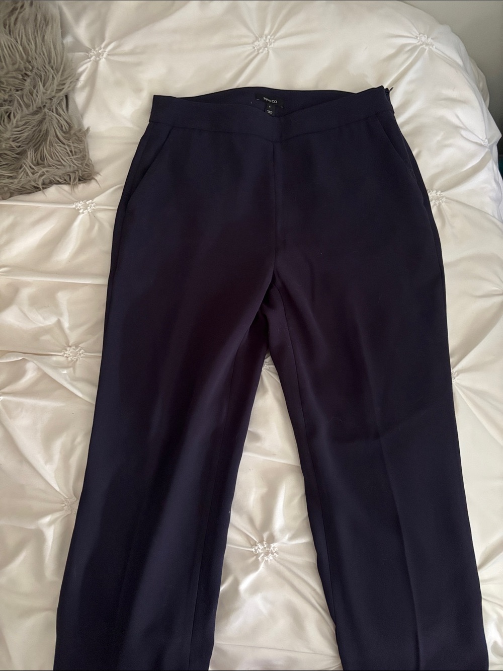 RW&CO. - Women's Black Tailored Ponte Trousers